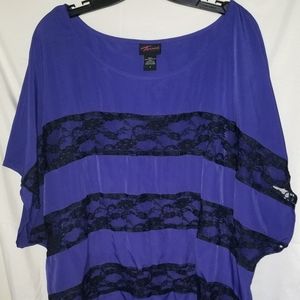 Torrid purple top size 3